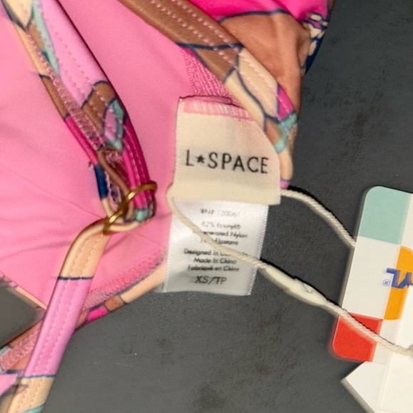 L*Space Womens  Rose Triangle Bikini Top Size XS - Picture 6 of 7